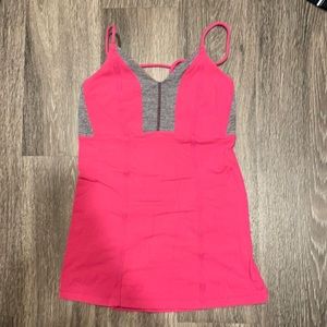 Lululemon pink Workout Tank